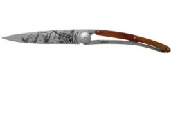 Deejo Tattoo 37g, Coral Wood, Corsair 1CB000063 Pocket Knife