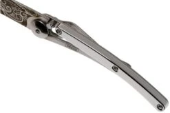 Deejo Tattoo Gold 27g, White Gold Gilded, Pacific DJ9AM000022 Pocket Knife -Knives Discount Store DJ9AM000022 07 deejo