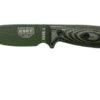 ESEE Model 3 OD Green Blade 3D OD Green-Black G10 Survival Knife 3PMOD-003 Black Sheath + Belt Clip
