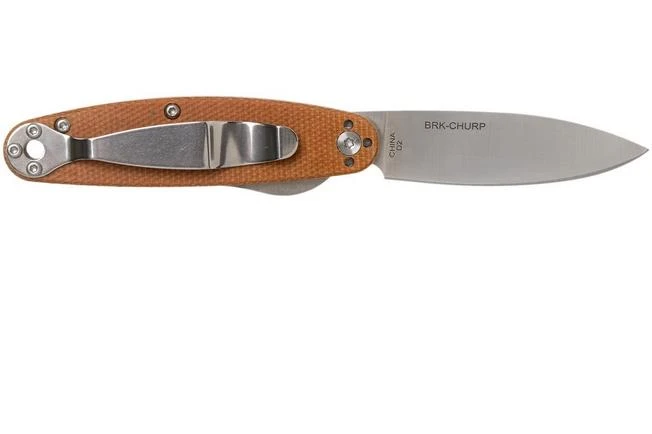 ESEE Churp EE-CH-02 D2, Brown Micarta Pocket Knife 4 ESEE Churp EE-CH-02 D2, Brown Micarta Pocket Knife - Image 2
