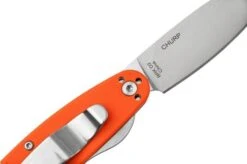 ESEE Churp EE-CH-04 D2, Orange Micarta Pocket Knife 13 ESEE Churp EE-CH-04 D2, Orange Micarta Pocket Knife -Knives Discount Store EE CH 04 06 esee