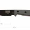 ESEE Model 3 Black Blade, Grey Handle 3P-KO Survival Knife Without Sheath 1 ESEE Model 3 Black Blade, Grey Handle 3P-KO Survival Knife Without Sheath -Knives Discount Store EE ESEE 3P KO 01 esee knives model 3 grijs ee esee 3p ko d1