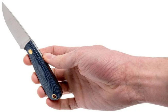 Brisa Necker 70 Ringo, Jeans Micarta, Leather Sheath 9821 8 Brisa Necker 70 Ringo, Jeans Micarta, Leather Sheath 9821 - Image 6