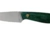 Brisa Bobtail 80 Green Micarta Handle, 12C27, Leather Sheath 9958 -Knives Discount Store ENZ 9958 01 enzo knives
