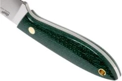 Brisa Bobtail 80 Green Micarta Handle, 12C27, Leather Sheath 9958 13 Brisa Bobtail 80 Green Micarta Handle, 12C27, Leather Sheath 9958 -Knives Discount Store ENZ 9958 04 enzo knives