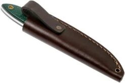 Brisa Bobtail 80 Green Micarta Handle, 12C27, Leather Sheath 9958 17 Brisa Bobtail 80 Green Micarta Handle, 12C27, Leather Sheath 9958 -Knives Discount Store ENZ 9958 08 enzo knives