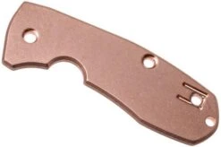 Flytanium Spyderco Techno 2 Scale, Copper