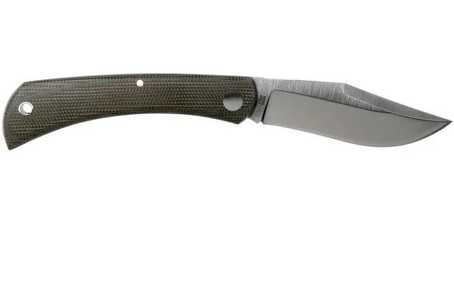 Fox Knives Libar FX-582 Green Canvas Micarta Slipjoint Pocket Knife 4 Fox Knives Libar FX-582 Green Canvas Micarta Slipjoint Pocket Knife - Image 2