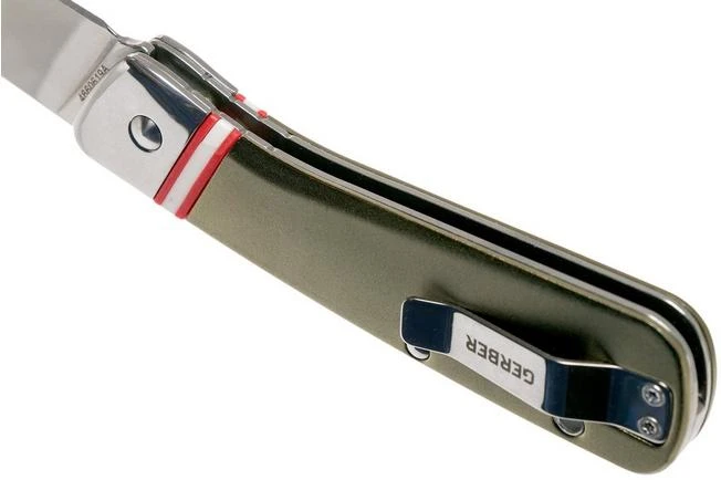 Gerber Straightlace Green 30-001663 Slipjoint Pocket Knife 7 Gerber Straightlace Green 30-001663 Slipjoint Pocket Knife - Image 5