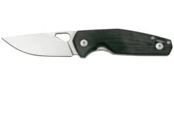 Knives Discount Store 24 GiantMouse ACE Nimbus V3 Double Black Canvas Micarta, Tumbled Magnacut, Pocket Knife
