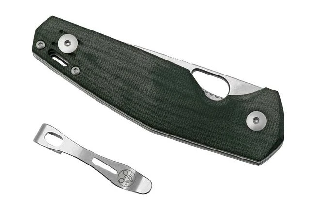 GiantMouse ACE Nimbus V3 Double Black Canvas Micarta, Tumbled Magnacut, Pocket Knife 8 GiantMouse ACE Nimbus V3 Double Black Canvas Micarta, Tumbled Magnacut, Pocket Knife - Image 6