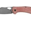 GiantMouse ACE Grand, Blackwashed M390, Burgundy Canvas Micarta Pocket Knife 2 GiantMouse ACE Grand, Blackwashed M390, Burgundy Canvas Micarta Pocket Knife -Knives Discount Store GMGRAND BU MIC 01 giantmouse