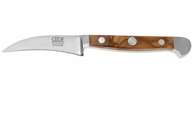 Güde Alpha Olive Bird's Beak Turning Knife, X703/06 3 Güde Alpha Olive Bird's Beak Turning Knife, X703/06