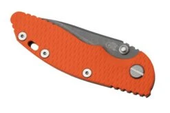 Rick Hinderer XM18 3.0” Slicer Non-Flipper CPM 20CV Orange G10 Pocket Knife -Knives Discount Store HRK XM18 3 SLNFWF OR 06 rickhinderer