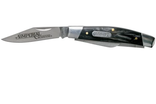 Imperial Stockman Black Swirl IMP16S Slipjoint Pocket Knife 6 Imperial Stockman Black Swirl IMP16S Slipjoint Pocket Knife - Image 4