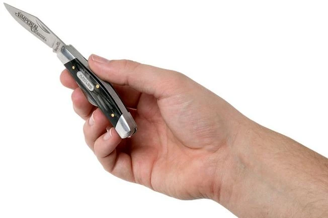 Imperial Stockman Black Swirl IMP16S Slipjoint Pocket Knife 5 Imperial Stockman Black Swirl IMP16S Slipjoint Pocket Knife - Image 3