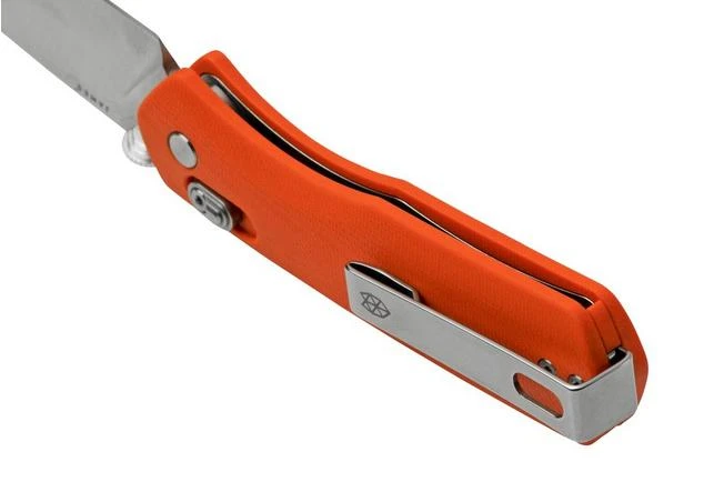 The James Brand The Carter Orange G10 + Stainless Straight, JAKN108188-00 Pocket Knife 6 The James Brand The Carter Orange G10 + Stainless Straight, JAKN108188-00 Pocket Knife - Image 4