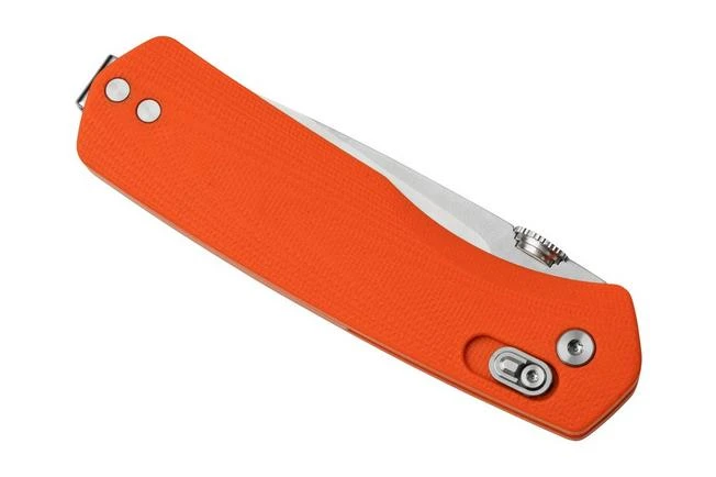 The James Brand The Carter Orange G10 + Stainless Straight, JAKN108188-00 Pocket Knife 8 The James Brand The Carter Orange G10 + Stainless Straight, JAKN108188-00 Pocket Knife - Image 6