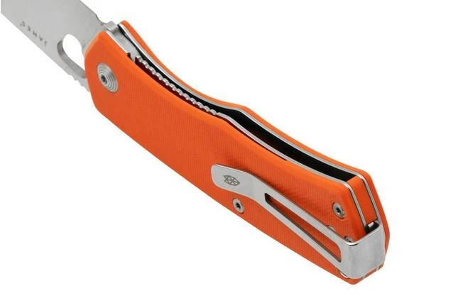 The James Brand The Folsom, Orange G10, Satin Pocket Knife 6 The James Brand The Folsom, Orange G10, Satin Pocket Knife - Image 4