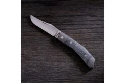 Jack Wolf Cyborg Jack CYBO-01-BLK Black Canvas Micarta, Slipjoint Pocket Knife