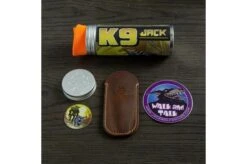 Jack Wolf K9 Jack, Red Dark Matter Fat Carbon K9-01-DMR Slipjoint Pocket Knife -Knives Discount Store JW K9 01 DMR 03 jackwolf