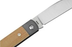 Jack Wolf Venom Jack VEN-01-NAT Canvas Micarta Natural, Slipjoint Pocket Knife 13 Jack Wolf Venom Jack VEN-01-NAT Canvas Micarta Natural, Slipjoint Pocket Knife -Knives Discount Store JW VEN 01 NAT 05 jackwolf