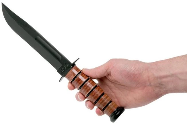 KA-BAR Single Mark 1320 Plain Edge, Leather, Leather Sheath 8 KA-BAR Single Mark 1320 Plain Edge, Leather, Leather Sheath - Image 6