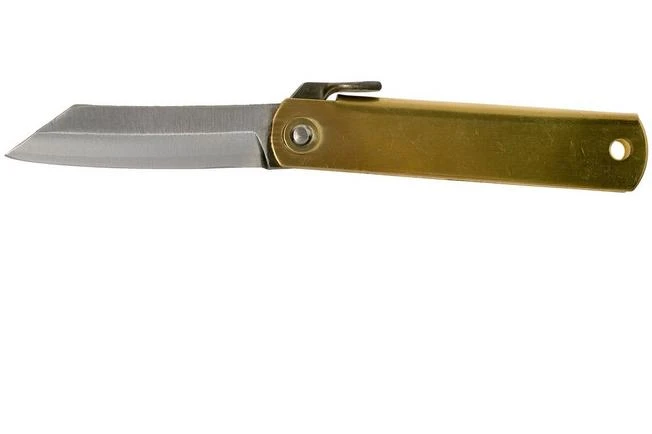 Higonokami Pocket Knife 5 Cm HIGO75BS, SK-carbon Steel, Brass 3 Higonokami Pocket Knife 5 Cm HIGO75BS, SK-carbon Steel, Brass