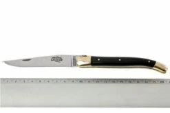 Forge De Laguiole Pocket Knife, Black Horn, 1211BN 11 Forge De Laguiole Pocket Knife, Black Horn, 1211BN -Knives Discount Store LA1211BN 05 forge de laguiole vouwmes la1211bn d5