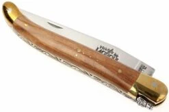 Forge De Laguiole - Natural Wood Folder, Olivewood 9 Forge De Laguiole - Natural Wood Folder, Olivewood -Knives Discount Store LA1211OL 03 forge de laguiole vouwmes la1211ol d3