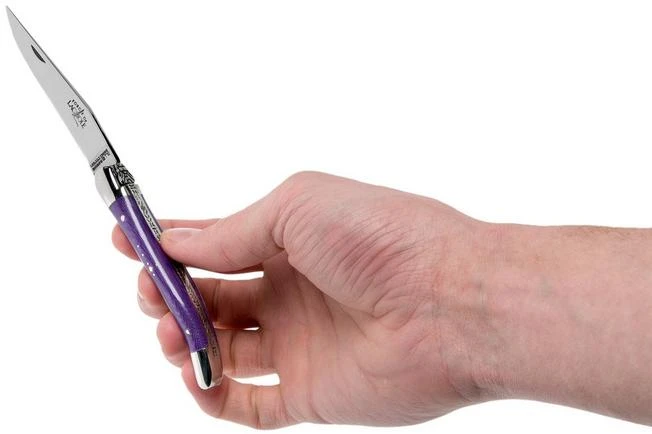 Forge De Laguiole 129INTCVIOBRI 9cm, Violet Micarta, Laguiole Knife 10 Forge De Laguiole 129INTCVIOBRI 9cm, Violet Micarta, Laguiole Knife - Image 8