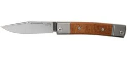 LionSteel BestMan BM1 CVN Natural Canvas Micarta Slipjoint Pocket Knife