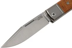 LionSteel BestMan BM1 CVN Natural Canvas Micarta Slipjoint Pocket Knife 12 LionSteel BestMan BM1 CVN Natural Canvas Micarta Slipjoint Pocket Knife -Knives Discount Store LI BM1 CVN 03 lionsteel