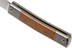 LionSteel BestMan BM1 CVN Natural Canvas Micarta Slipjoint Pocket Knife 14 LionSteel BestMan BM1 CVN Natural Canvas Micarta Slipjoint Pocket Knife -Knives Discount Store LI BM1 CVN 05 lionsteel