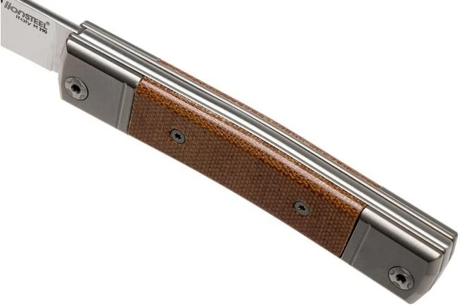 LionSteel BestMan BM1 CVN Natural Canvas Micarta Slipjoint Pocket Knife 9 LionSteel BestMan BM1 CVN Natural Canvas Micarta Slipjoint Pocket Knife - Image 7