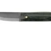 LT Wright Pronghorn, O1, Matte Black Micarta, Leather Sheath, Bushcraft Knife