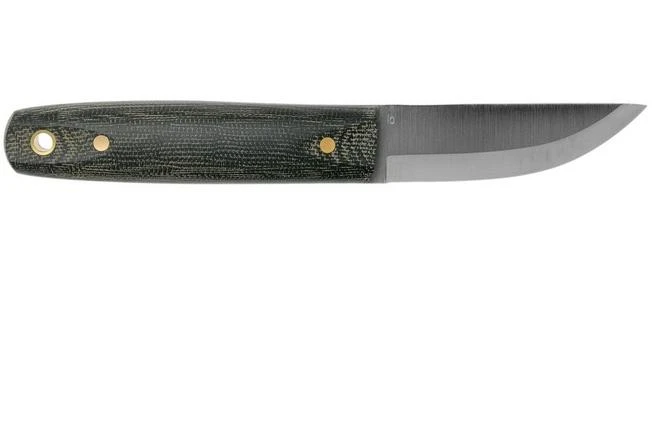 LT Wright Pronghorn, O1, Matte Black Micarta, Leather Sheath, Bushcraft Knife 4 LT Wright Pronghorn, O1, Matte Black Micarta, Leather Sheath, Bushcraft Knife - Image 2