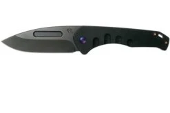 Medford Swift Framelock, S35VN PVD Drop Point, Alu Black Handles, Flamed HW Pocket Knife