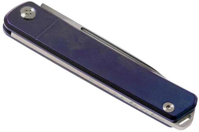 Medford Gentleman Jack Blue Anodized Handles Pocket Knife 6 Medford Gentleman Jack Blue Anodized Handles Pocket Knife - Image 4