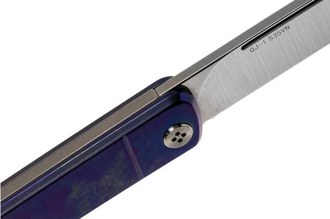 Medford Gentleman Jack Blue Anodized Handles Pocket Knife 8 Medford Gentleman Jack Blue Anodized Handles Pocket Knife - Image 6