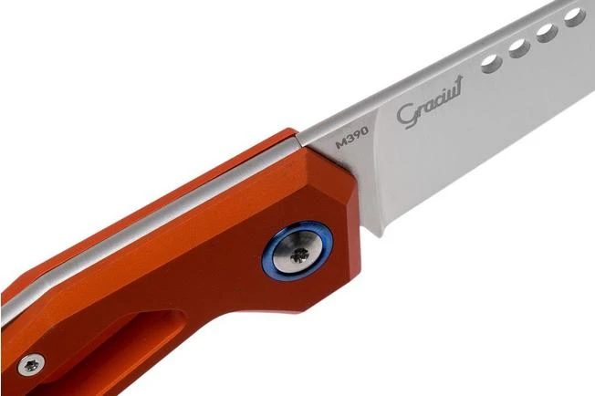 MKM Edge EG-AOR Orange Aluminum Pocket Knife, Graciut Design 8 MKM Edge EG-AOR Orange Aluminum Pocket Knife, Graciut Design - Image 6