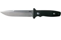 MKM Jouf FX02-S Black G10, Stonewashed Fixed Knife, Bob Terzuola Design