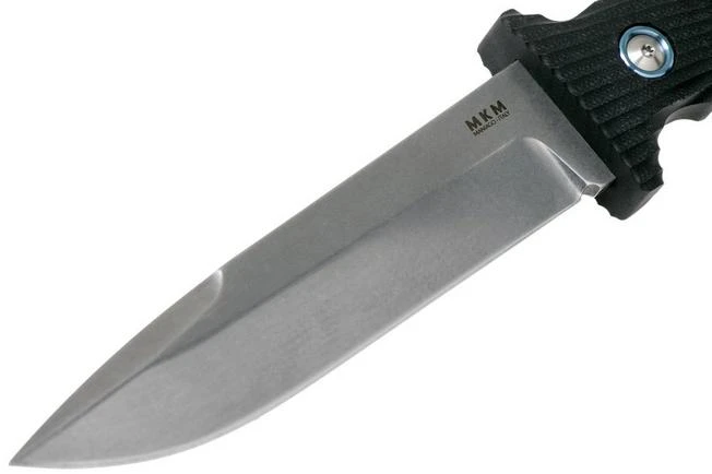 MKM Jouf FX02-S Black G10, Stonewashed Fixed Knife, Bob Terzuola Design 5 MKM Jouf FX02-S Black G10, Stonewashed Fixed Knife, Bob Terzuola Design - Image 3