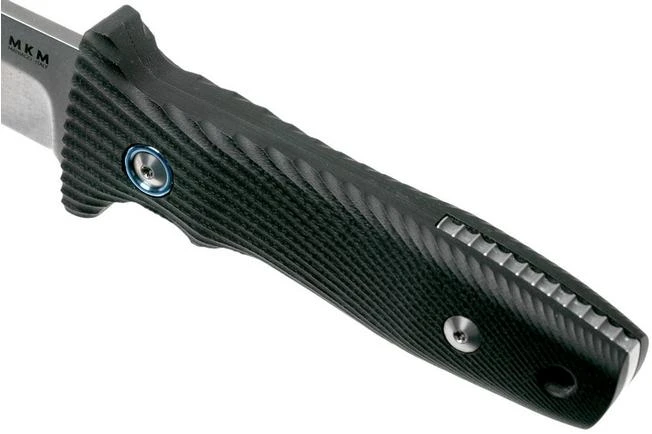 MKM Jouf FX02-S Black G10, Stonewashed Fixed Knife, Bob Terzuola Design 7 MKM Jouf FX02-S Black G10, Stonewashed Fixed Knife, Bob Terzuola Design - Image 5