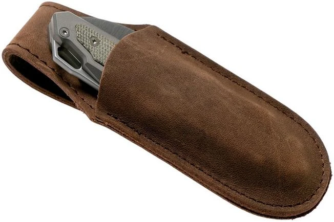 MKM Root RT-GCT Titanium Green Canvas Micarta Pocket Knife, Jens Anso Design 10 MKM Root RT-GCT Titanium Green Canvas Micarta Pocket Knife, Jens Anso Design - Image 8