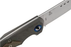 MKM Root RT-NCT Titanium Natural Canvas Micarta Pocket Knife, Jens Anso Design -Knives Discount Store MMK RT NCT 06 mkm knives