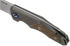 MKM Root RT-NCT Titanium Natural Canvas Micarta Pocket Knife, Jens Anso Design -Knives Discount Store MMK RT NCT 07 mkm knives