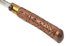 Old Bear Classical Carved Walnut M, 9307-19-LNI Pocket Knife -Knives Discount Store OB9307 19 LNI 05 oldbear