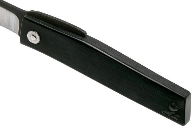 Ohta FK7 Higonokami-pocket Knife, Black Canvas Micarta 9 Ohta FK7 Higonokami-pocket Knife, Black Canvas Micarta - Image 7