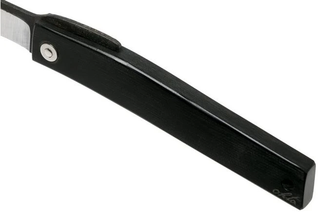 Ohta FK9 Higonokami-pocket Knife, Black Canvas Micarta 8 Ohta FK9 Higonokami-pocket Knife, Black Canvas Micarta - Image 6